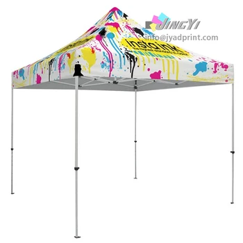 Full Color Dye Sublimation Printing Heat Transfer Print LOGO Brand POP up Tent Canopy
Full Color Dye Sublimation Printing Heat Transfer Print LOGO Brand POP up Tent Canopy
