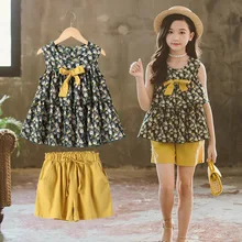 New Summer Girls Clothes Set Children Sleeveless Tops & Shorts for Kids Teenager Girls Casual Suit Tracksuit 5 6 8 9 10 12 Years
New Summer Girls Clothes Set Children Sleeveless Tops & Shorts for Kids Teenager Girls Casual Suit Tracksuit 5 6 8 9 10 12 Years