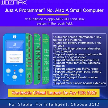 JC V1S Mobile Phone Code Read And Write Programmer for iPhone 7-11Pro Max Screen Code Battery Code Fingerprint Programmer
JC V1S Mobile Phone Code Read And Write Programmer for iPhone 7-11Pro Max Screen Code Battery Code Fingerprint Programmer