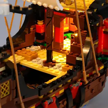 Compatible with LEGO Model Pirate Ship Creative Assembly Lighting LED Building Light 31109 Blocks For LEGO LED Kit O6U1
Compatible with LEGO Model Pirate Ship Creative Assembly Lighting LED Building Light 31109 Blocks For LEGO LED Kit O6U1