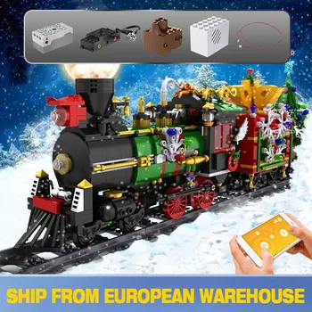 Christmas Building Blocks Series Steam Electric Motor Train Mould Steam Locomotive High Speed Rail Track Bricks Kids Toys Gifts
Christmas Building Blocks Series Steam Electric Motor Train Mould Steam Locomotive High Speed Rail Track Bricks Kids Toys Gifts