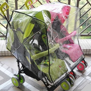 Rain Cover Stroller Protection Twins baby Waterproof Trolley With Universal Double Sitting Side by Side Stroller Accessories
Rain Cover Stroller Protection Twins baby Waterproof Trolley With Universal Double Sitting Side by Side Stroller Accessories