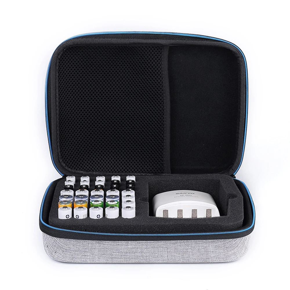 Portable Carrying EVA Shockproof Protective AA/AAA Battery Holder Storage Box Case/Organizer/Container aa aaa Rangement Pile
Portable Carrying EVA Shockproof Protective AA/AAA Battery Holder Storage Box Case/Organizer/Container aa aaa Rangement Pile