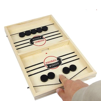 Kids Foosball Winner Board Chess Game Toys Eject Chess Interactive Bounce Chess Ruffle Ball Desktop Hockey Party Toys For Child
Kids Foosball Winner Board Chess Game Toys Eject Chess Interactive Bounce Chess Ruffle Ball Desktop Hockey Party Toys For Child