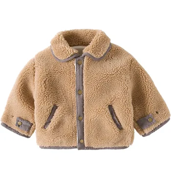 Autumn Winter 2020 New Boys' Coat Japanese and Korean Style Children's Wear Lapel Thickening Boys' Lamb Plush Winter Clothes
Autumn Winter 2020 New Boys' Coat Japanese and Korean Style Children's Wear Lapel Thickening Boys' Lamb Plush Winter Clothes