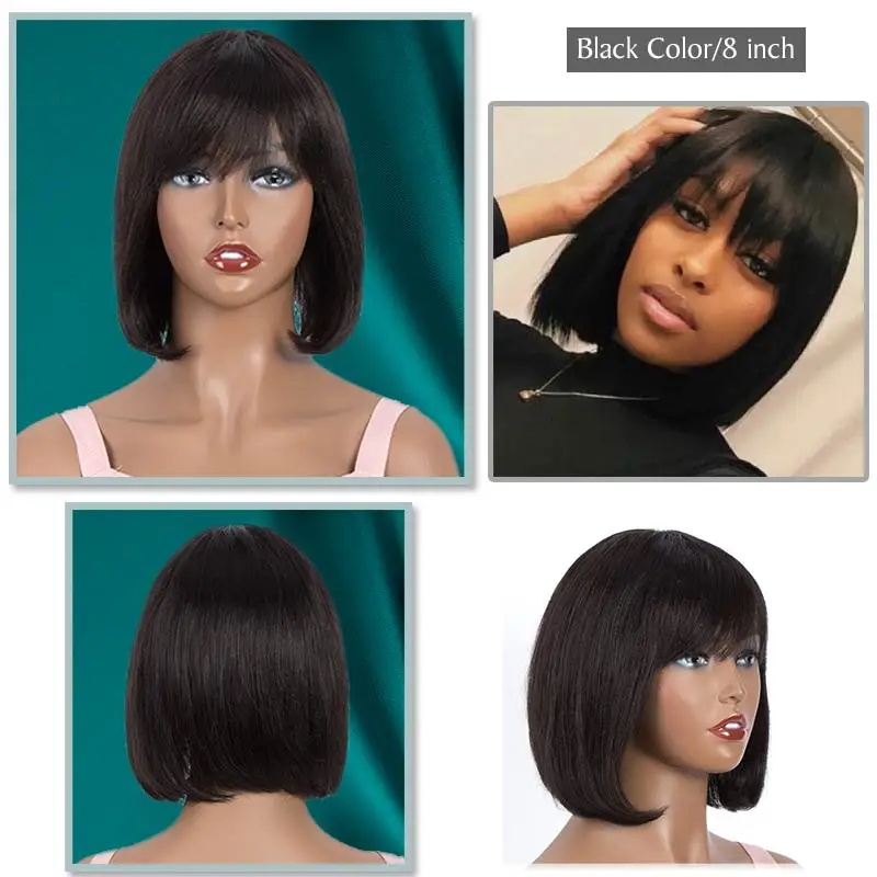 Rebecca Pixie Cut Bob Parik Peruanskie Remy Pryamye Korotkie Pariki Iz Chelovecheskih Volos Dlya Zhenshin Polnyj Parik Ombre Krasnyj Blond Chelovecheskie Volosy Chelka Parik Aliekspress