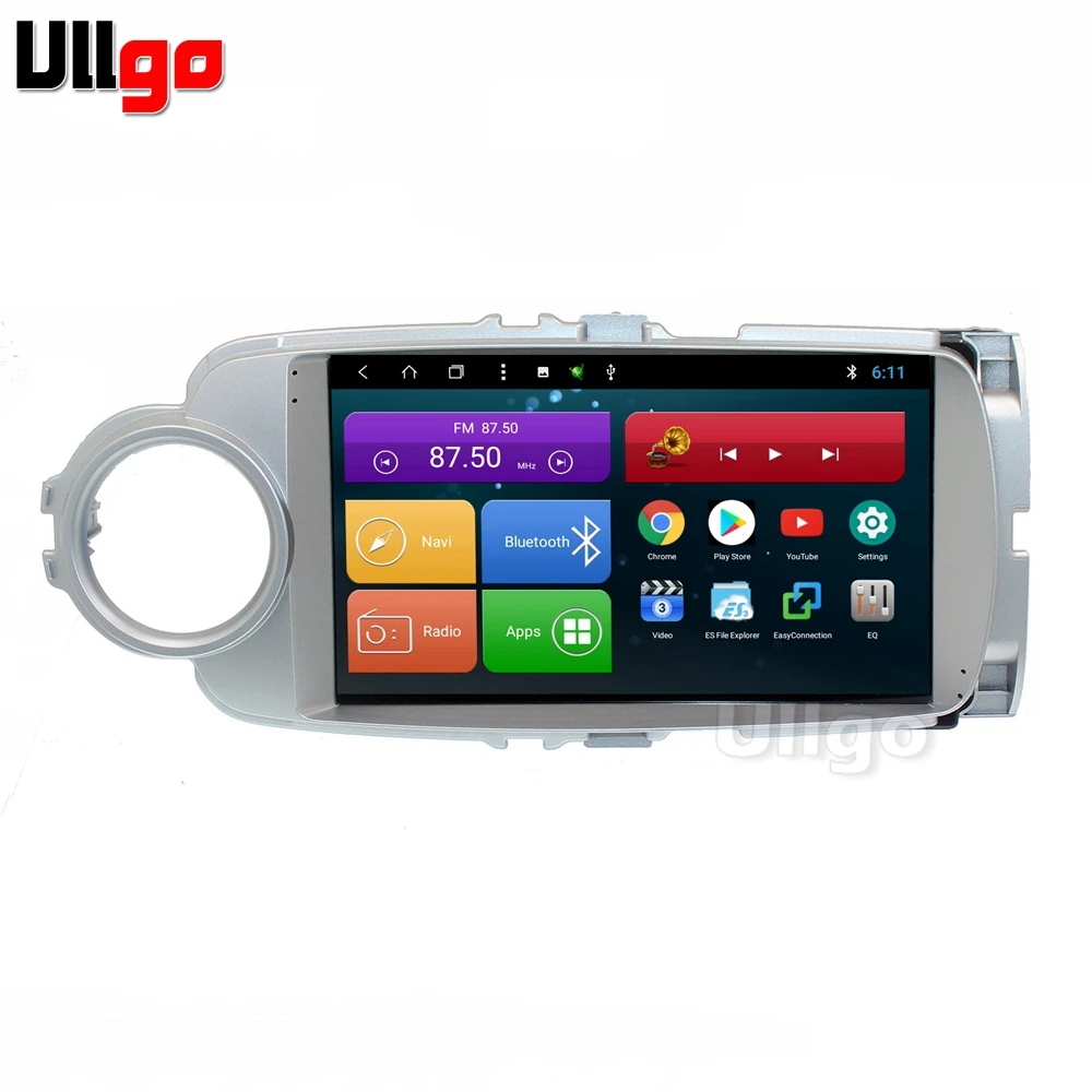 Автомобильный DVD-плеер GPS для Toyota Yaris XP130 2011-2014 Авторадио головное устройство