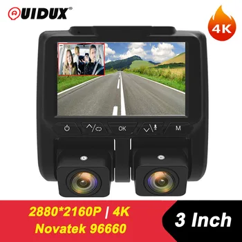 QUIDUX 4K Dashcam Dual lens Camera HD 2160P Novatek Car dvr Video Recorder IMX323 Sensor WDR Night Vision G-sensor for Uber Taxi
QUIDUX 4K Dashcam Dual lens Camera HD 2160P Novatek Car dvr Video Recorder IMX323 Sensor WDR Night Vision G-sensor for Uber Taxi