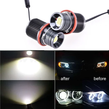 2x80W Error Free White LED Angel Eyes Halo Ring Daytime Maker Light Headlight Bulb Fog Lamp for BMW E39 E53 E60 E61 E63 E64 E65
2x80W Error Free White LED Angel Eyes Halo Ring Daytime Maker Light Headlight Bulb Fog Lamp for BMW E39 E53 E60 E61 E63 E64 E65