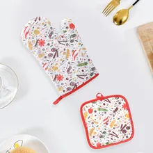 2020 Multi wzór sowy kuchenka mikrofalowa podkładka izolacyjna piekarnik rękawice kuchenne pieczenie w kuchni dostawa szybka wysyłka akceptuj sprzedaż hurtową(China)