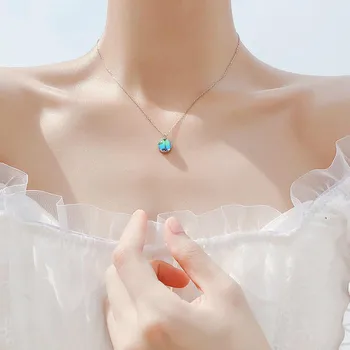 100% 925 Sterling Silver Colorful Mermaid Tears Crown Necklaces & Pendants For Women Creative Lady Fashion Jewelry 925-301
100% 925 Sterling Silver Colorful Mermaid Tears Crown Necklaces & Pendants For Women Creative Lady Fashion Jewelry 925-301