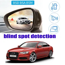 Car BSD BSA BSM Blind Area Spot Warning Safety Drive Alert Mirror Rear Radar Detection System For Audi A6 A6L C6 4F 2006~2011 Car BSD BSA BSM Blind Area Spot Warning Safety Drive Alert Mirror Rear Radar Detection System For Audi A6 A6L C6 4F 2006~2011