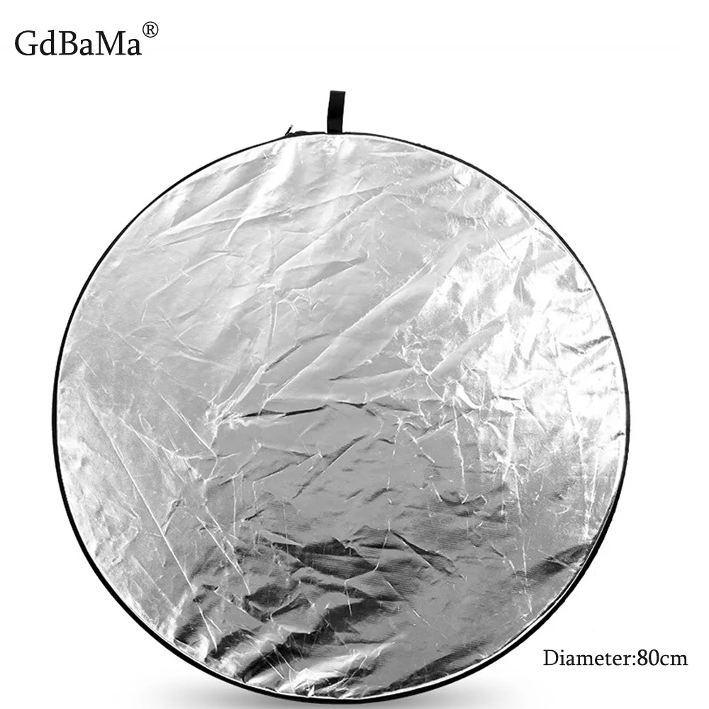 80CM 5 in 1 Round Flash Reflector Fotografia GdBaMa Photo Studio collapsible light reflector Gold Silver White Black Translucent
80CM 5 in 1 Round Flash Reflector Fotografia GdBaMa Photo Studio collapsible light reflector Gold Silver White Black Translucent