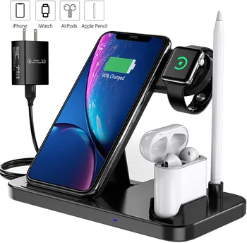 15W Wireless Chargers Stand for iPhone 11 Pro XS Max 8 2W Wireless Magnetic fast Charger Dock for Apple iWatch 5 4 3 Airpods Pro
15W Wireless Chargers Stand for iPhone 11 Pro XS Max 8 2W Wireless Magnetic fast Charger Dock for Apple iWatch 5 4 3 Airpods Pro
