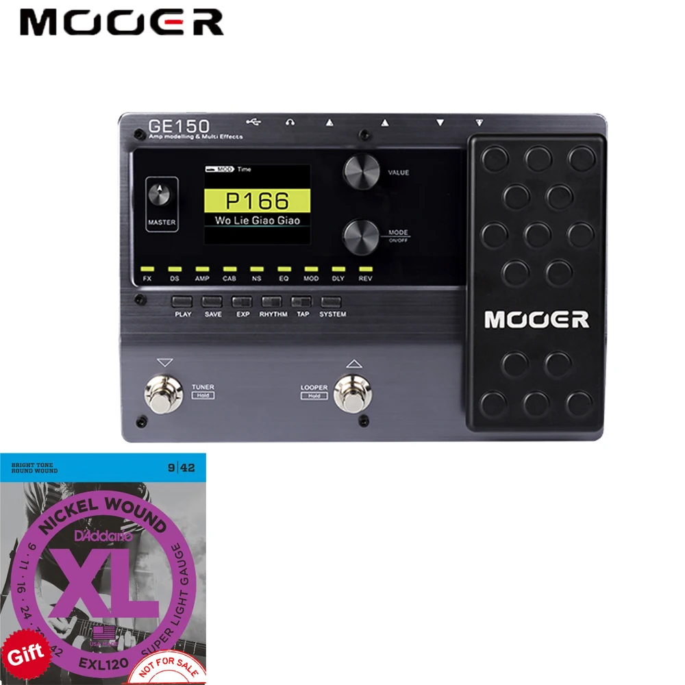 MOOER GE150 Guitar Pedal Multi Effects Processor Looper(80s) Digital Tube AMP 9 Effect Types 55 Amp Models Guitar Accessories
MOOER GE150 Guitar Pedal Multi Effects Processor Looper(80s) Digital Tube AMP 9 Effect Types 55 Amp Models Guitar Accessories