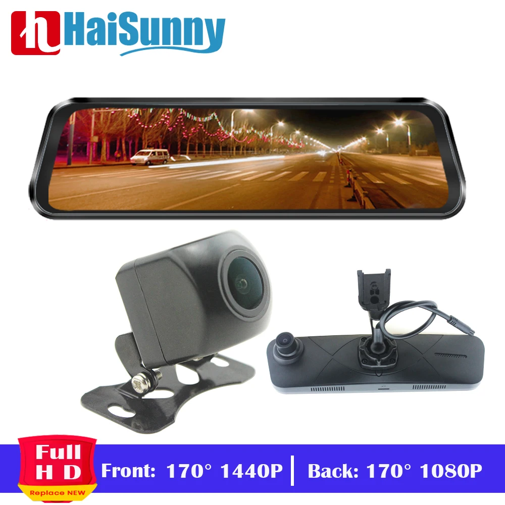 Car Video Recorder Streaming Mirror Dvr With Camera Rearview Rear View Touch Screen 170° View Angle FULL HD 1080P Dual Lens
Car Video Recorder Streaming Mirror Dvr With Camera Rearview Rear View Touch Screen 170° View Angle FULL HD 1080P Dual Lens