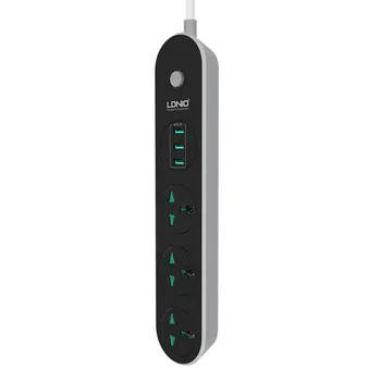 Multifunction 1.6m Power Srip with 3 USB Ports Extension Plug Fast Charging Power Socket Home Electronics for EU/US/UK Plug
Multifunction 1.6m Power Srip with 3 USB Ports Extension Plug Fast Charging Power Socket Home Electronics for EU/US/UK Plug