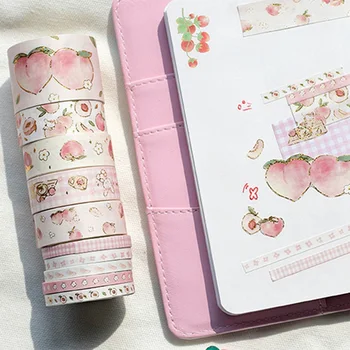 10PC Cute Kawaii Fruit Masking Washi Tape DIY Decorative Adhesive Tape For Diary Scrapbooking Decoration Office School Supplies 
10PC Cute Kawaii Fruit Masking Washi Tape DIY Decorative Adhesive Tape For Diary Scrapbooking Decoration Office School Supplies