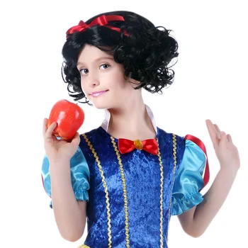 Princess RED Hair Knot Black Short Curly Hair Snow White Students Makeup Ball Wig Cosplay Party Culture Stage Props
Princess RED Hair Knot Black Short Curly Hair Snow White Students Makeup Ball Wig Cosplay Party Culture Stage Props