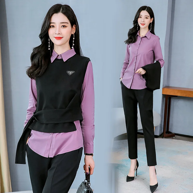 Spring And Autumn Debutante Graceful Business Suit Women's 2020 New Style Spring Three-piece Set Fashion Western Style by Age Sl
Spring And Autumn Debutante Graceful Business Suit Women's 2020 New Style Spring Three-piece Set Fashion Western Style by Age Sl