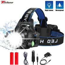 Headlight 10000LM LED Headlamp T6 Waterproof Torch Flashlight by 18650 Battery for Fishing Hunting
Headlight 10000LM LED Headlamp T6 Waterproof Torch Flashlight by 18650 Battery for Fishing Hunting