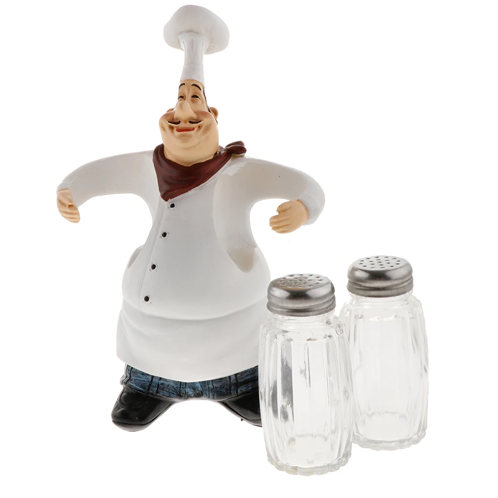 Italian Chef Figurine Restaurant Decor with Beer/Wine Opener /Toothpick/ Tray /Salt &Pepper Shaker Shape Resin Cook Statue Italian Chef Figurine Restaurant Decor with Beer/Wine Opener /Toothpick/ Tray /Salt &Pepper Shaker Shape Resin Cook Statue