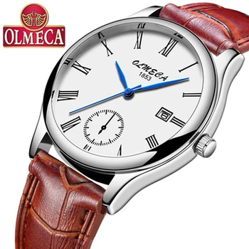 OLMECA Hot Selling Fashion Men Watch Luxury Wristwatches Waterproof Watches Leather Strap Watch Relogio Masculino Dropshipping
OLMECA Hot Selling Fashion Men Watch Luxury Wristwatches Waterproof Watches Leather Strap Watch Relogio Masculino Dropshipping