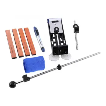 Professional Kitchen Knife Sharpener Knife Sharpener Kitchen Sharpening System Fix Angle with 4 Stones Knife Sharpener
Professional Kitchen Knife Sharpener Knife Sharpener Kitchen Sharpening System Fix Angle with 4 Stones Knife Sharpener