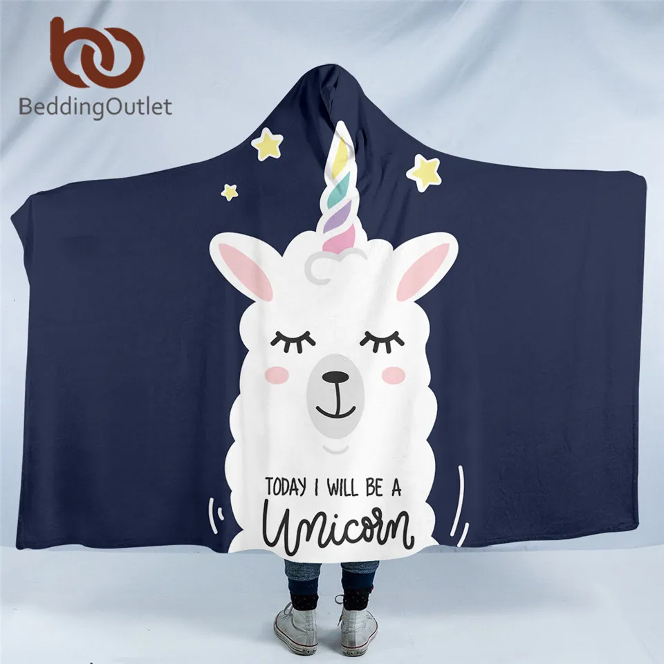 BeddingOutlet Cute Llama Hooded Blanket for Adults Unicorn Sherpa Fleece Blanket Cartoon Alpaca Wearable Throw Blanket Hoodie
BeddingOutlet Cute Llama Hooded Blanket for Adults Unicorn Sherpa Fleece Blanket Cartoon Alpaca Wearable Throw Blanket Hoodie