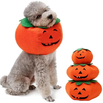 Halloween Pet Pumpkin Neckband Cat And Dog Dress Up Multifunctional Neckband 
Halloween Pet Pumpkin Neckband Cat And Dog Dress Up Multifunctional Neckband