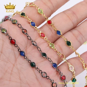 5meter 4mm Bezel Glass Bead Wire Wrapped Copper Chains Jewelry Making,Mixed-color Coin Glass Rosary Necklace for Body Chain 
5meter 4mm Bezel Glass Bead Wire Wrapped Copper Chains Jewelry Making,Mixed-color Coin Glass Rosary Necklace for Body Chain