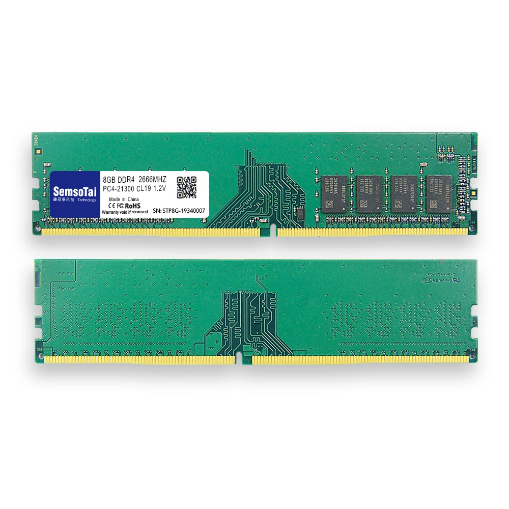 For Desktop DDR4 8GB 2400MHZ 2666MHZ RAM DDR4 Memory Chip 8GB for Desktop PC4-19200/ PC4-21300
For Desktop DDR4 8GB 2400MHZ 2666MHZ RAM DDR4 Memory Chip 8GB for Desktop PC4-19200/ PC4-21300