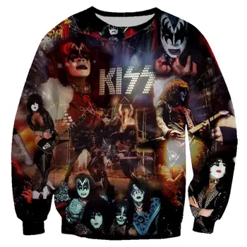New Hipster KISS Band 3D Print Rock Sweatshirt Cool Streetwears Crewneck Hoodies Men's Clothes 2019 Casual Tracksuit Jackets 5XL 
New Hipster KISS Band 3D Print Rock Sweatshirt Cool Streetwears Crewneck Hoodies Men's Clothes 2019 Casual Tracksuit Jackets 5XL