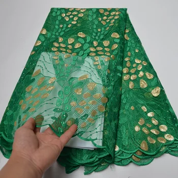 African Green Sequins Swiss Voile Lace Fabric High Quality French Tulle Lace Fabric 2020 Nigerian Lace Guipure Embroidery Fabric 
African Green Sequins Swiss Voile Lace Fabric High Quality French Tulle Lace Fabric 2020 Nigerian Lace Guipure Embroidery Fabric