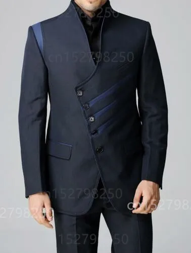 Latest Design Irregular Tailoring Blazer Mens Suits Party Suits Costume Homme Mariage Slim Fit Tuxedos 2 Pieces (Jacket+Pants)
Latest Design Irregular Tailoring Blazer Mens Suits Party Suits Costume Homme Mariage Slim Fit Tuxedos 2 Pieces (Jacket+Pants)