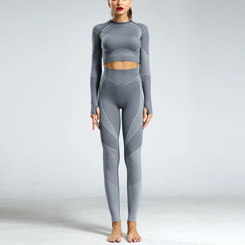 Workout Clothes For Women 2 Piece Gym Yoga Set Running Sportswear Women Gym Clothing Long Sleeve Top and leggings Sports Wear
Workout Clothes For Women 2 Piece Gym Yoga Set Running Sportswear Women Gym Clothing Long Sleeve Top and leggings Sports Wear