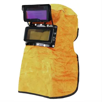 Protect Welder Mask Solar Auto Darkening Shade Adjustment 1/15000S Sparkproof Welding Helmet Yellow Cowhide Anti-Glare Lens
Protect Welder Mask Solar Auto Darkening Shade Adjustment 1/15000S Sparkproof Welding Helmet Yellow Cowhide Anti-Glare Lens