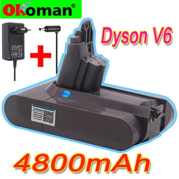 Dyson V6 battery 4800mAh 21.6V Li-ion Battery for dyson dc62 battery DC58 DC59 DC61 DC74 SV09 Vacuum Cleaner Battery + charger
Dyson V6 battery 4800mAh 21.6V Li-ion Battery for dyson dc62 battery DC58 DC59 DC61 DC74 SV09 Vacuum Cleaner Battery + charger