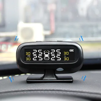 LEEPEE Solar TPMS Temperature Warning Fuel Save Tire Pressure Monitoring System With 4 External Sensor Car Tyre Pressure Monitor
LEEPEE Solar TPMS Temperature Warning Fuel Save Tire Pressure Monitoring System With 4 External Sensor Car Tyre Pressure Monitor