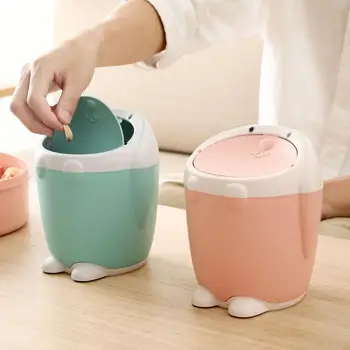 Cartoon Desktop Mini Trash Can Rolling Cover Type Trash Bin Paper Basket Table Waste Bin Home Ofiice Garbage Storage Cans Bin
Cartoon Desktop Mini Trash Can Rolling Cover Type Trash Bin Paper Basket Table Waste Bin Home Ofiice Garbage Storage Cans Bin