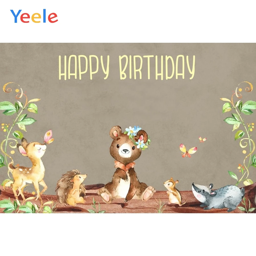 Yeele Newborn Baby Birthday Backdrop Animal Deer Bear Mouse Kids Baby Shower Custom Photography Background For Photo Studio
Yeele Newborn Baby Birthday Backdrop Animal Deer Bear Mouse Kids Baby Shower Custom Photography Background For Photo Studio
