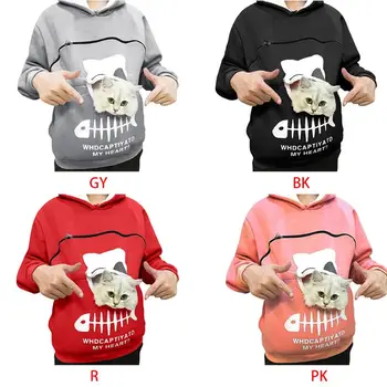 Women Cat Dog Kangaroo Pouch Hoodies Letters Print Small Pet Holder Sweatshirt
Women Cat Dog Kangaroo Pouch Hoodies Letters Print Small Pet Holder Sweatshirt