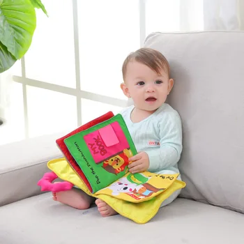 More Function Animal Good Morning! Teach Baby Alpinia Oxyphylla Development Tear No Rotten Three-dimensional Book Toys Cloth
More Function Animal Good Morning! Teach Baby Alpinia Oxyphylla Development Tear No Rotten Three-dimensional Book Toys Cloth