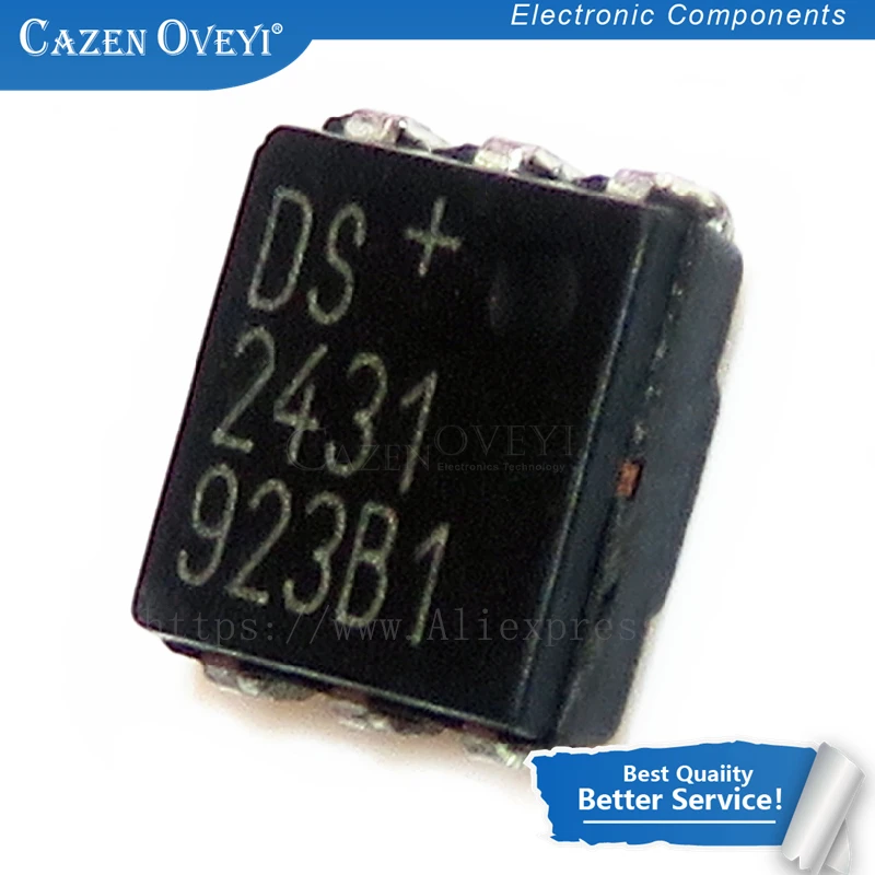 1 шт./партия DS2431 DS2431P + DS2431P + TR SOJ-6 1024-Bit 1-wire EEPROM IC в наличии
1 шт./партия DS2431 DS2431P + DS2431P + TR SOJ-6 1024-Bit 1-wire EEPROM IC в наличии