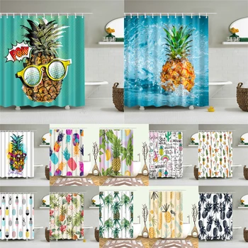 Pineapple Poster Shower Curtains Bathroom Curtain Set Washable Bath Screen In The Bathroom Home Decoration With 12 Hooks
Pineapple Poster Shower Curtains Bathroom Curtain Set Washable Bath Screen In The Bathroom Home Decoration With 12 Hooks
