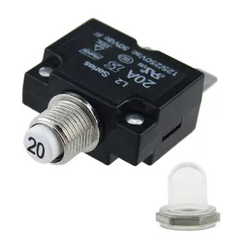 IZTOSS Push Button Reset 20A Circuit Breakers with Quick Connect Terminals and Waterproof Button Transparent Cap
IZTOSS Push Button Reset 20A Circuit Breakers with Quick Connect Terminals and Waterproof Button Transparent Cap