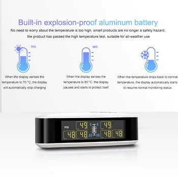 New TPMS Tire Pressure Monitoring System Real Time Monitor Tire Pressure Temperature Air Leakage6 Anti-Theft External Sensors fo
New TPMS Tire Pressure Monitoring System Real Time Monitor Tire Pressure Temperature Air Leakage6 Anti-Theft External Sensors fo
