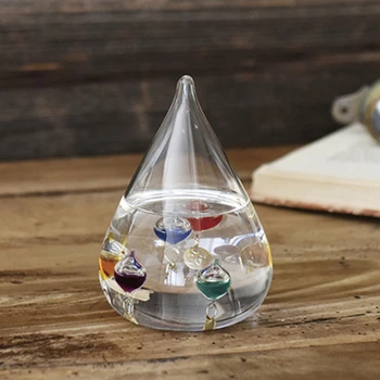 Galileo Thermometer Water Drop Weather Forecast Bottle Creative Decoration Birthday Gift For Girlfriend Children's Science and E
Galileo Thermometer Water Drop Weather Forecast Bottle Creative Decoration Birthday Gift For Girlfriend Children's Science and E