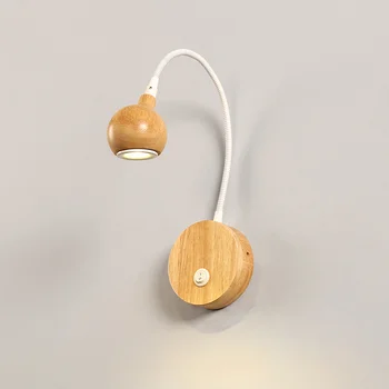 Nordic wood wall lamp flexible tube bedside led reading lamp for bed 360 degree adjustable wooden wall light lw5111121py
Nordic wood wall lamp flexible tube bedside led reading lamp for bed 360 degree adjustable wooden wall light lw5111121py