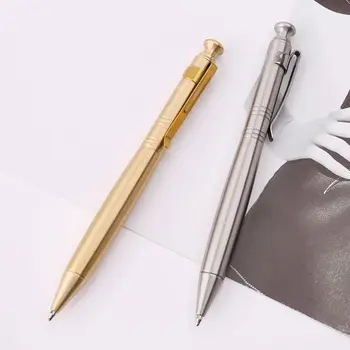 Luxury Stainless Steel Brass Business office Ballpoint Pen Office School Supplies Stationery 0.5mm Nib
Luxury Stainless Steel Brass Business office Ballpoint Pen Office School Supplies Stationery 0.5mm Nib